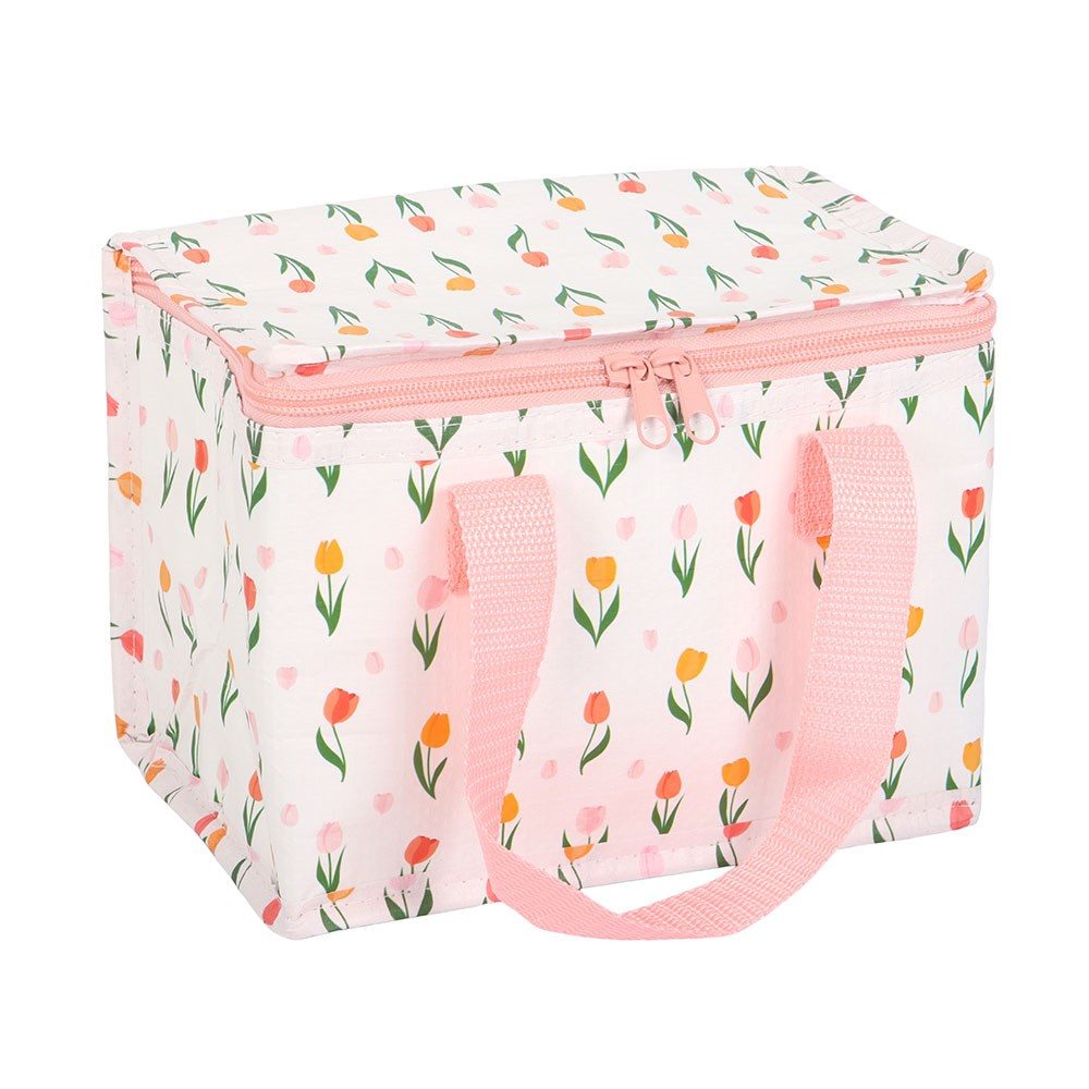 Something Different - Tulip Print Recycled Plastic Insulated lunch bag - Multicolours